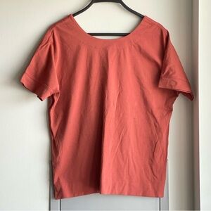 KIT AND ACE Rust Orange Tee
